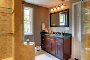 jk-2 J&K walnut vanity cabinets