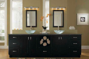 Kemper double vanity cabinets