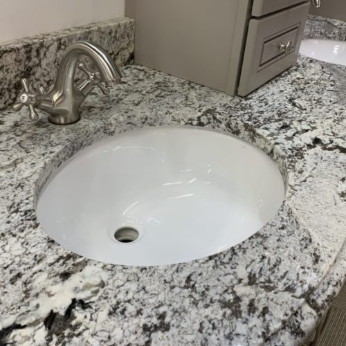 oval undermount sink