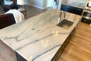 custom stone countertop quartzite