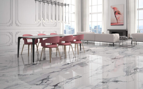 porcelain tile floor