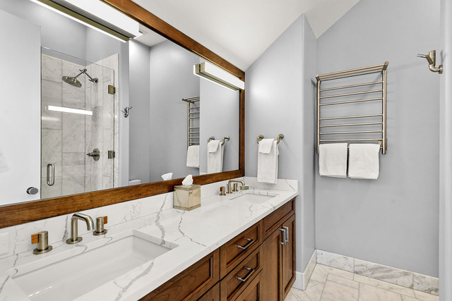 bathroom and shower custom countertops