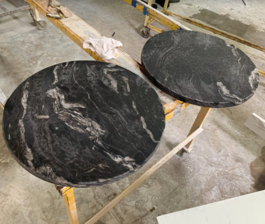 stone tables leathered granite